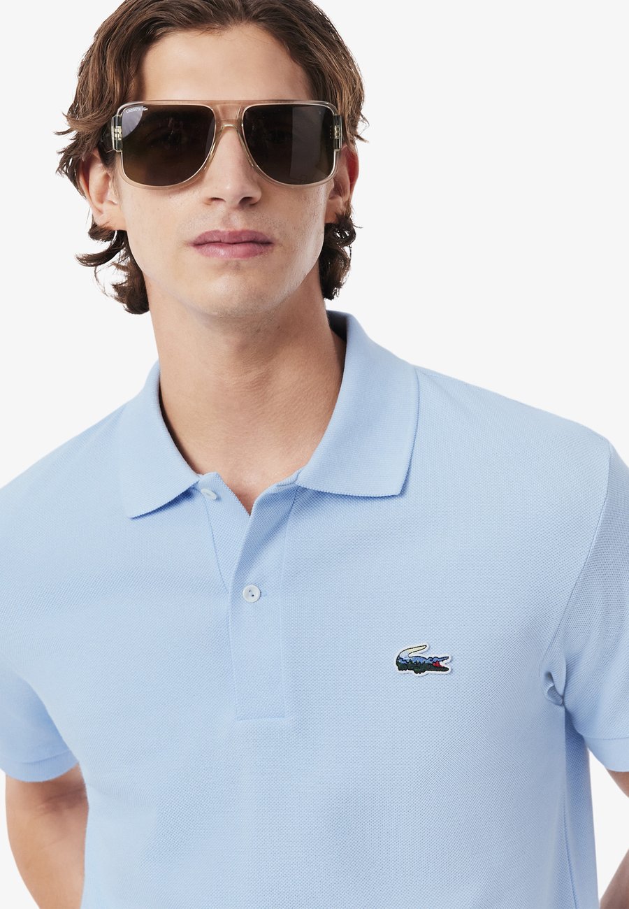 Поло Lacoste MC , Bleu Pastel-Hbp/Blue — фото 4