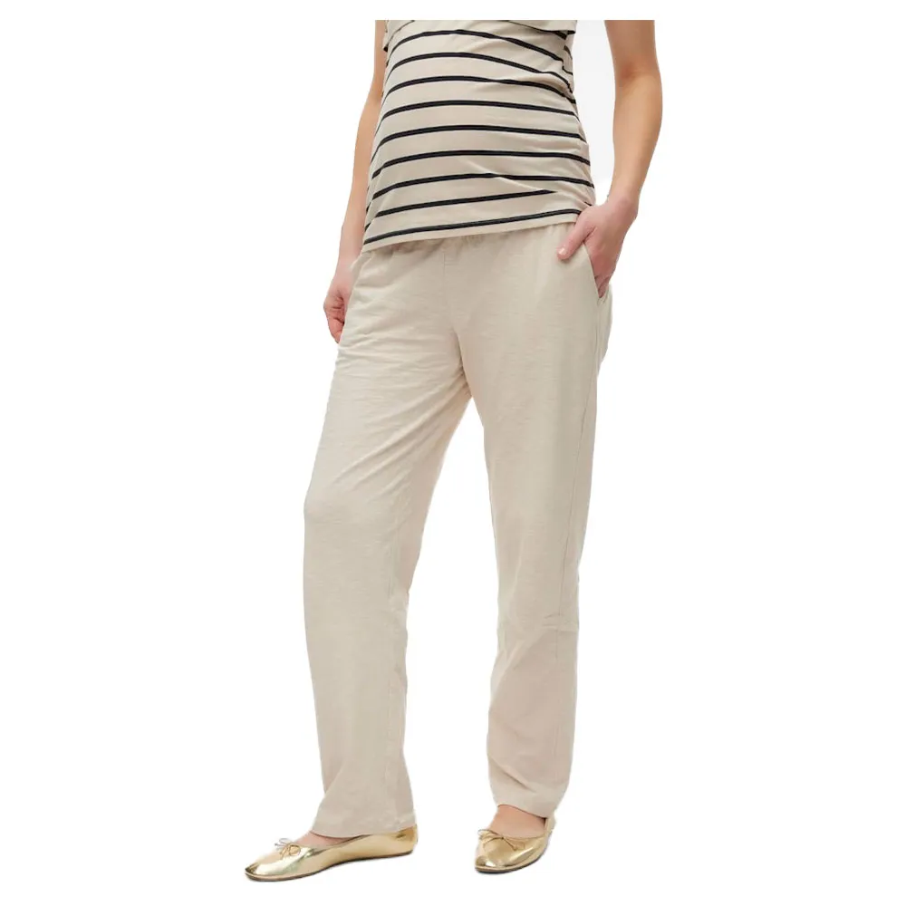 

Брюки Mamalicious Ivy Maternity, бежевый