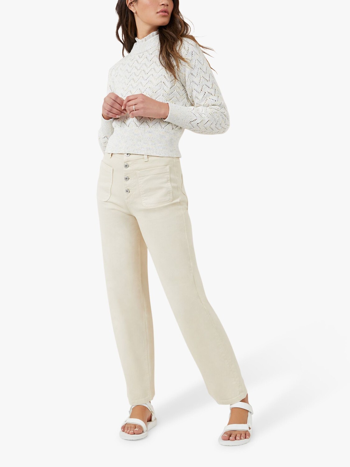 

Джинсы Great Plains Summer Denim с нашивками, натуральный цвет