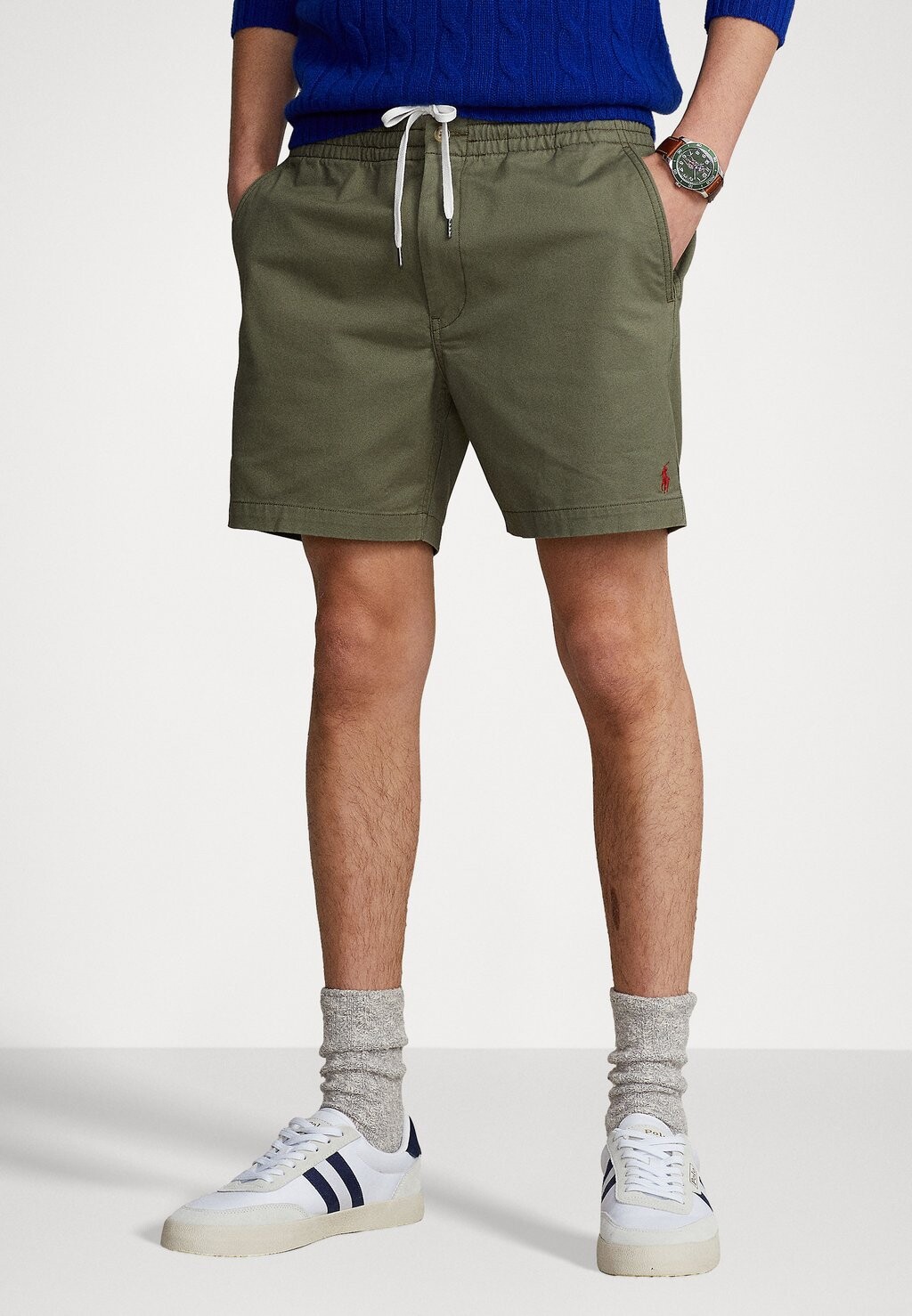 

Шорты PREPSTERS FLAT Polo Ralph Lauren, цвет mountain green