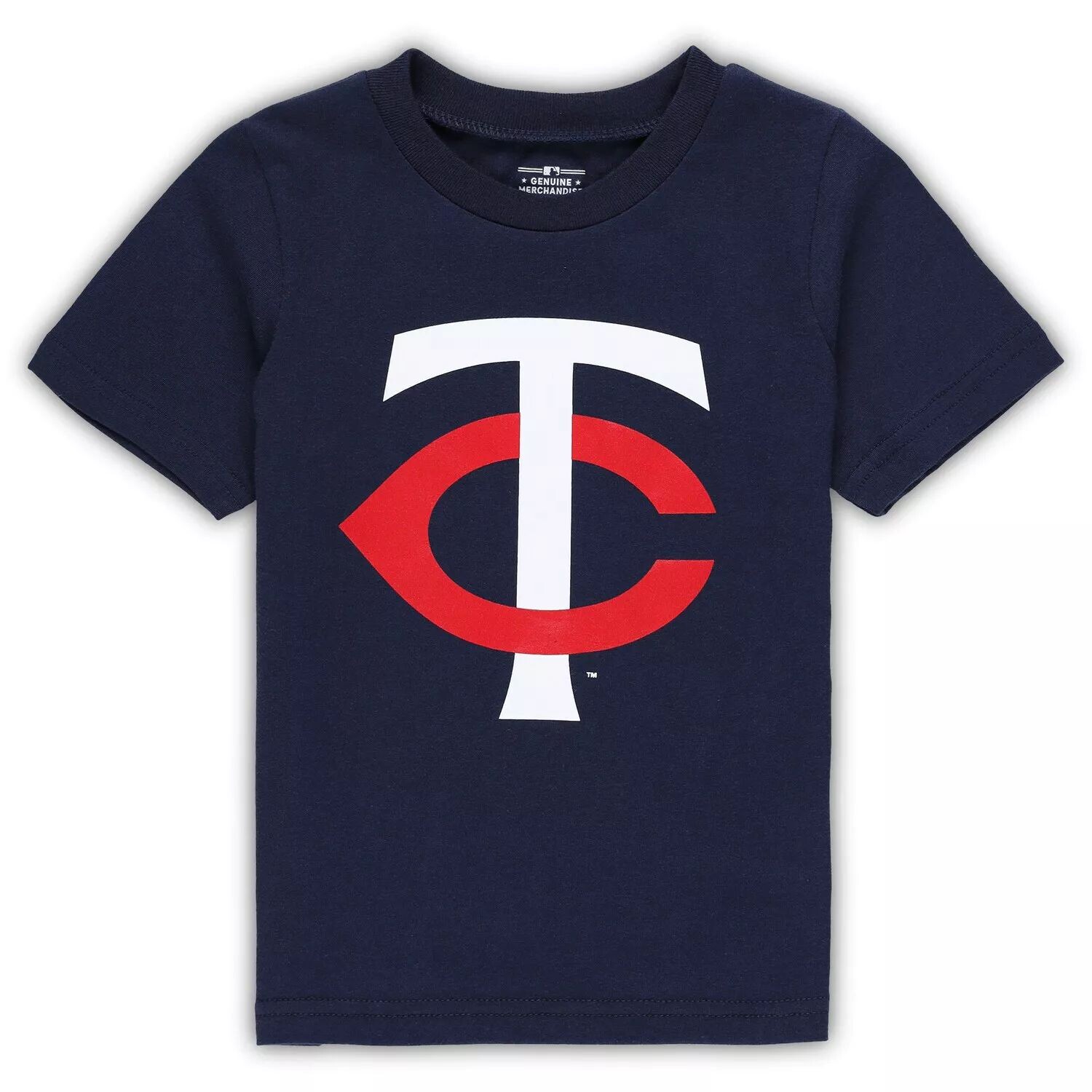 Темно-синяя футболка с логотипом для малышей Minnesota Twins Team Crew Outerstuff