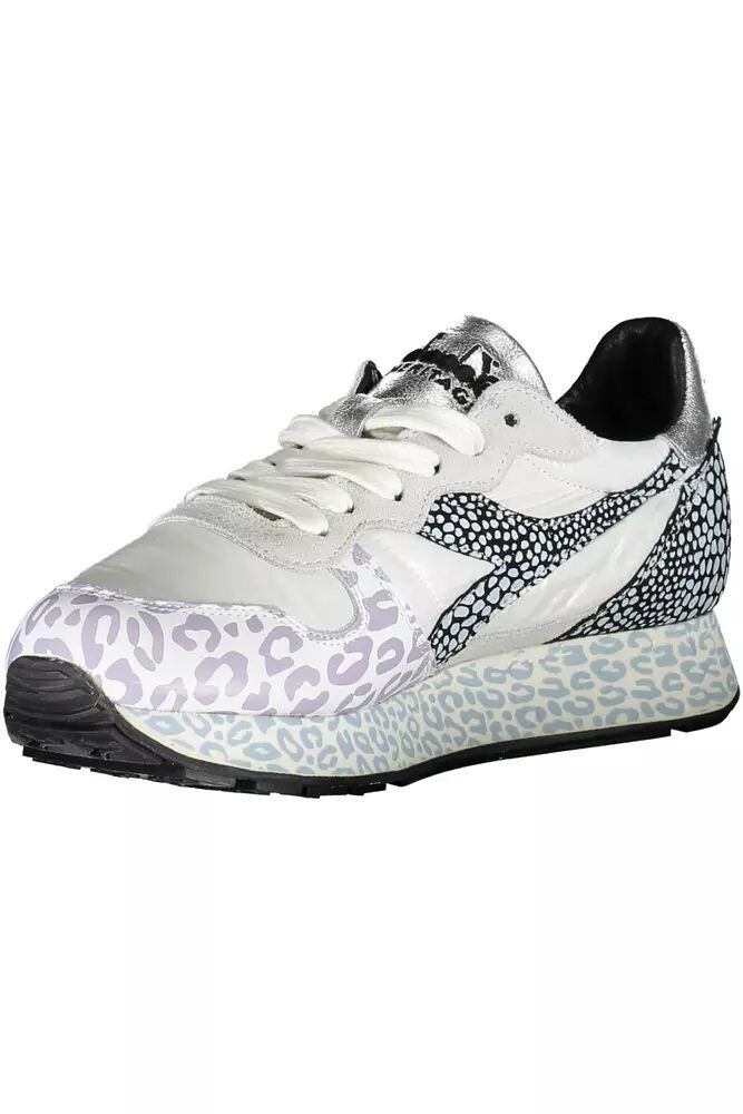 Женские кроссовки Diadora Chic на контрастной подошве, белый — фото 3