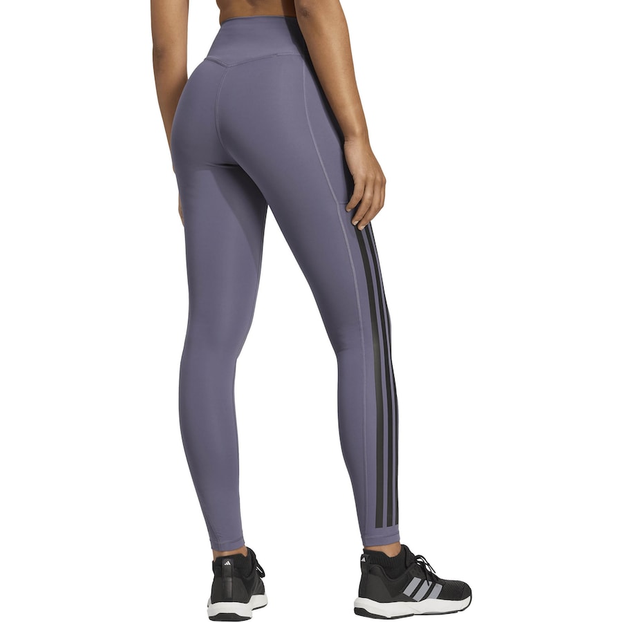 Узкие спортивные брюки ADIDAS PERFORMANCE Optime, фиолетовый — фото 3