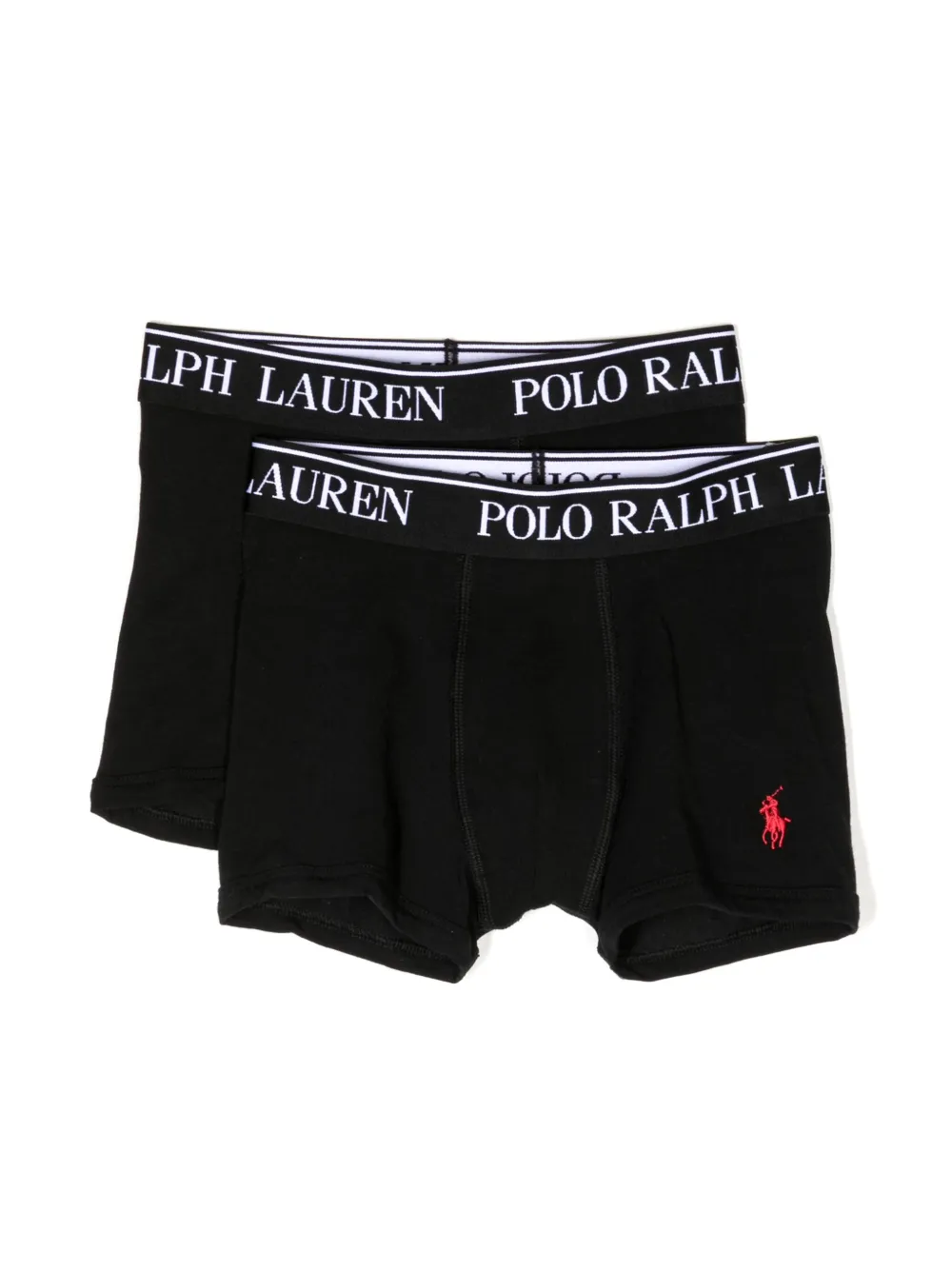 

Комплект из двух боксеров с логотипом Polo Pony POLO RALPH LAUREN KIDS, черный