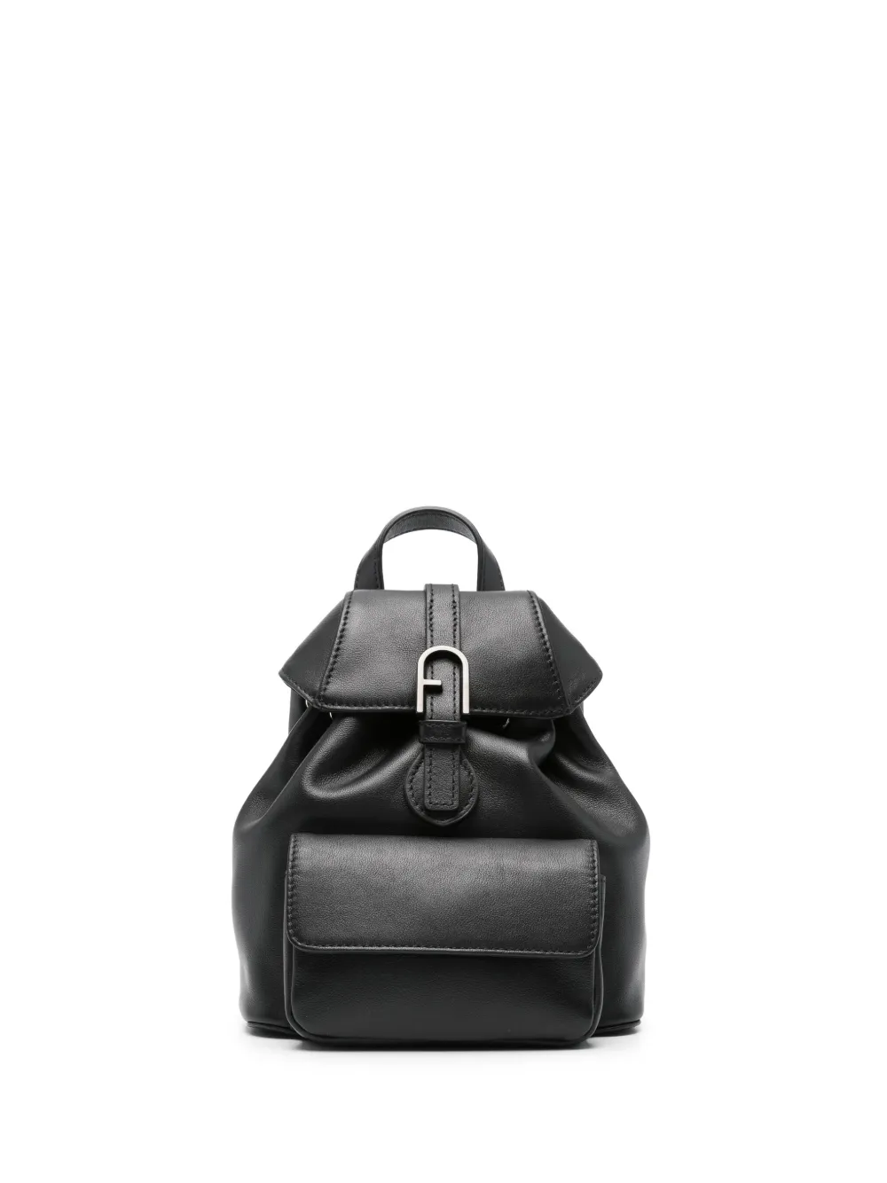 

Рюкзак с пряжкой-логотипом Furla, черный