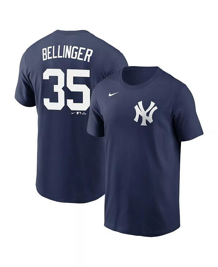 

Футболка мужская Cody Bellinger Navy New York Yankees Fuse с именем и номером Nike