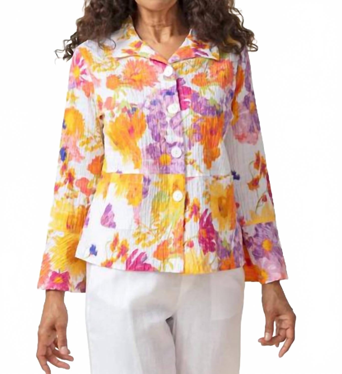 

Женская куртка с воланами в мультицвете Habitat