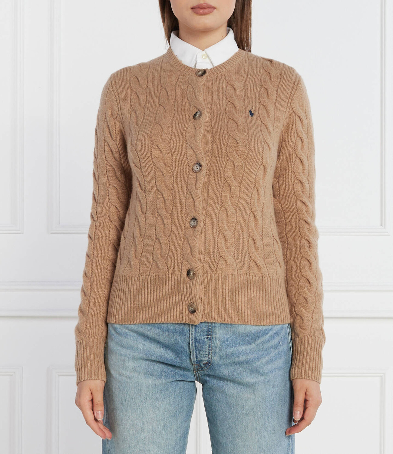 

Свитер POLO RALPH LAUREN Regular Fit, коричневый