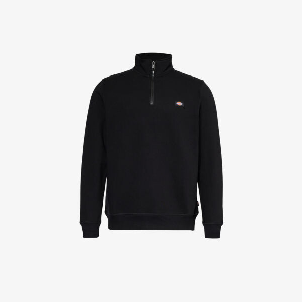 

Толстовка oakport с молнией в четверть из смесового хлопка Dickies, черный