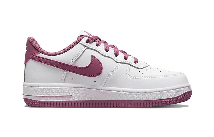 Nike Air Force 1 06 амортизирующие износостойкие дышащие низкие скейтбордские туфли white pink для детей 3-7 лет — фото 4