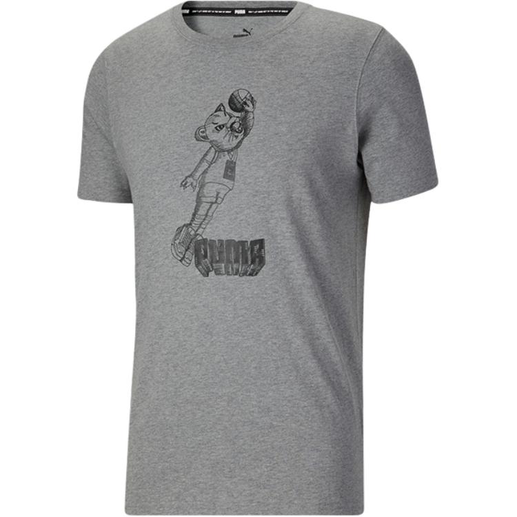 

Футболка мужская из коллекции Sports Life, серая PUMA, серый