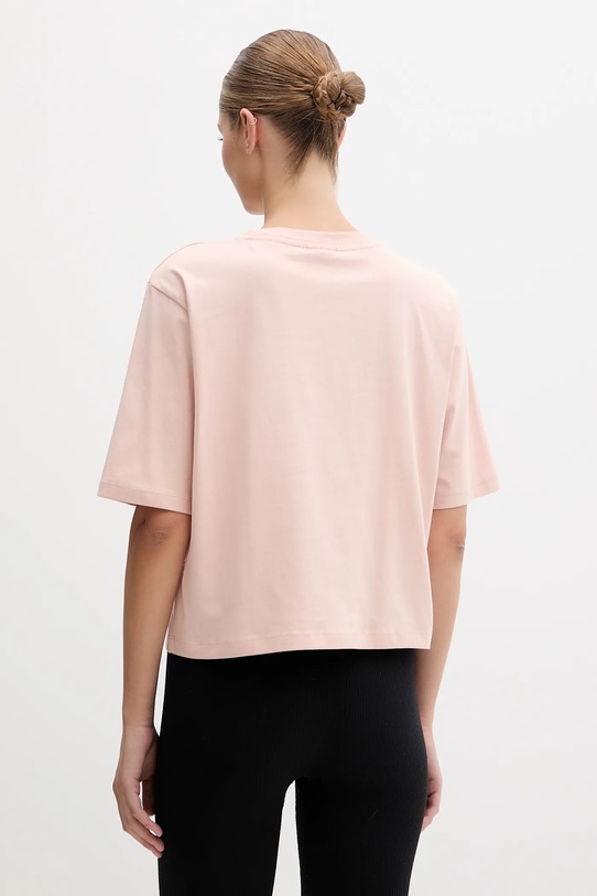 

Хлопковая футболка Guess, оранжевый