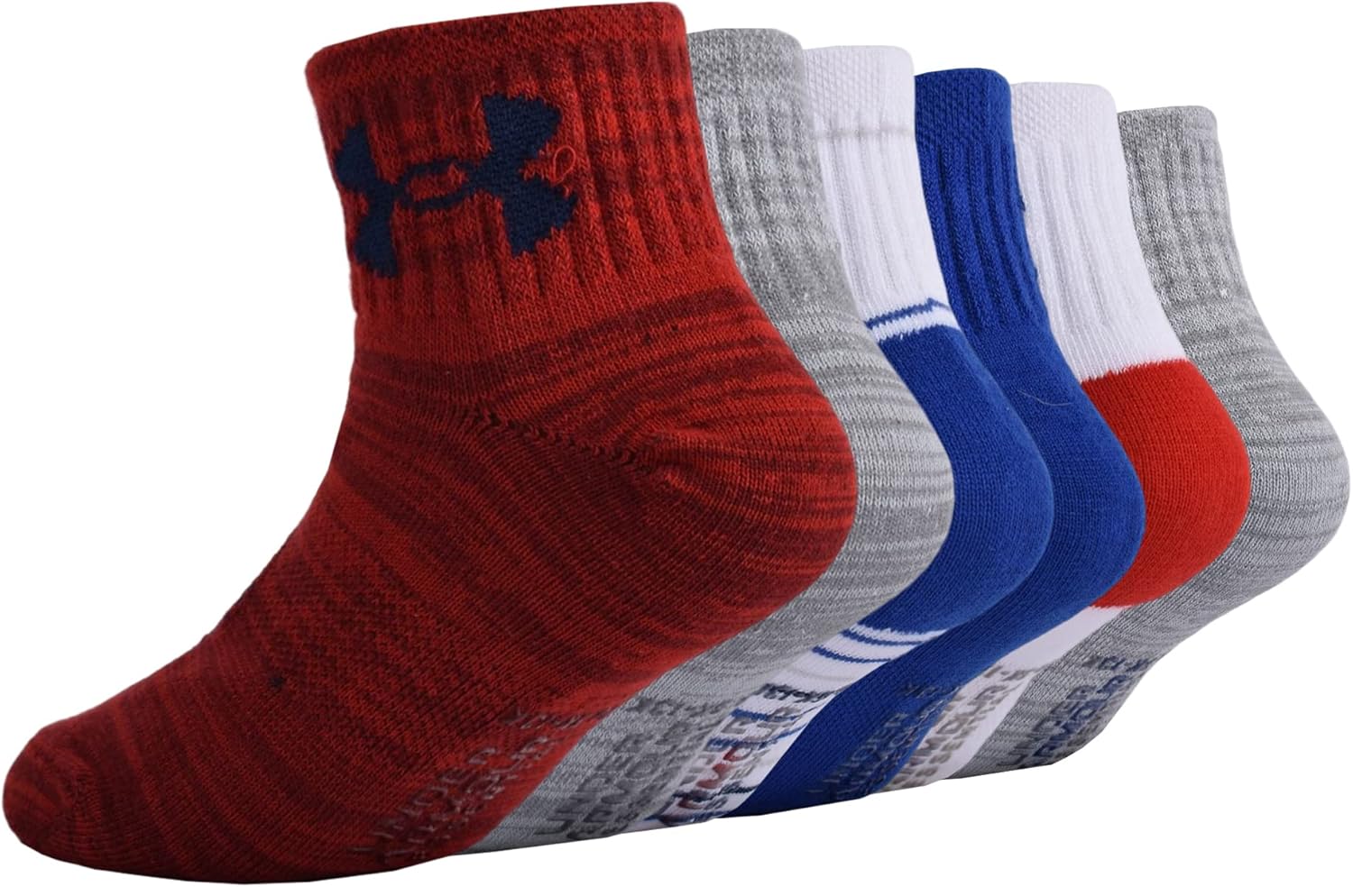 Набор носков Under Armour для мальчиков (мультипликационный комплект), Red (Multi Color) — фото 4