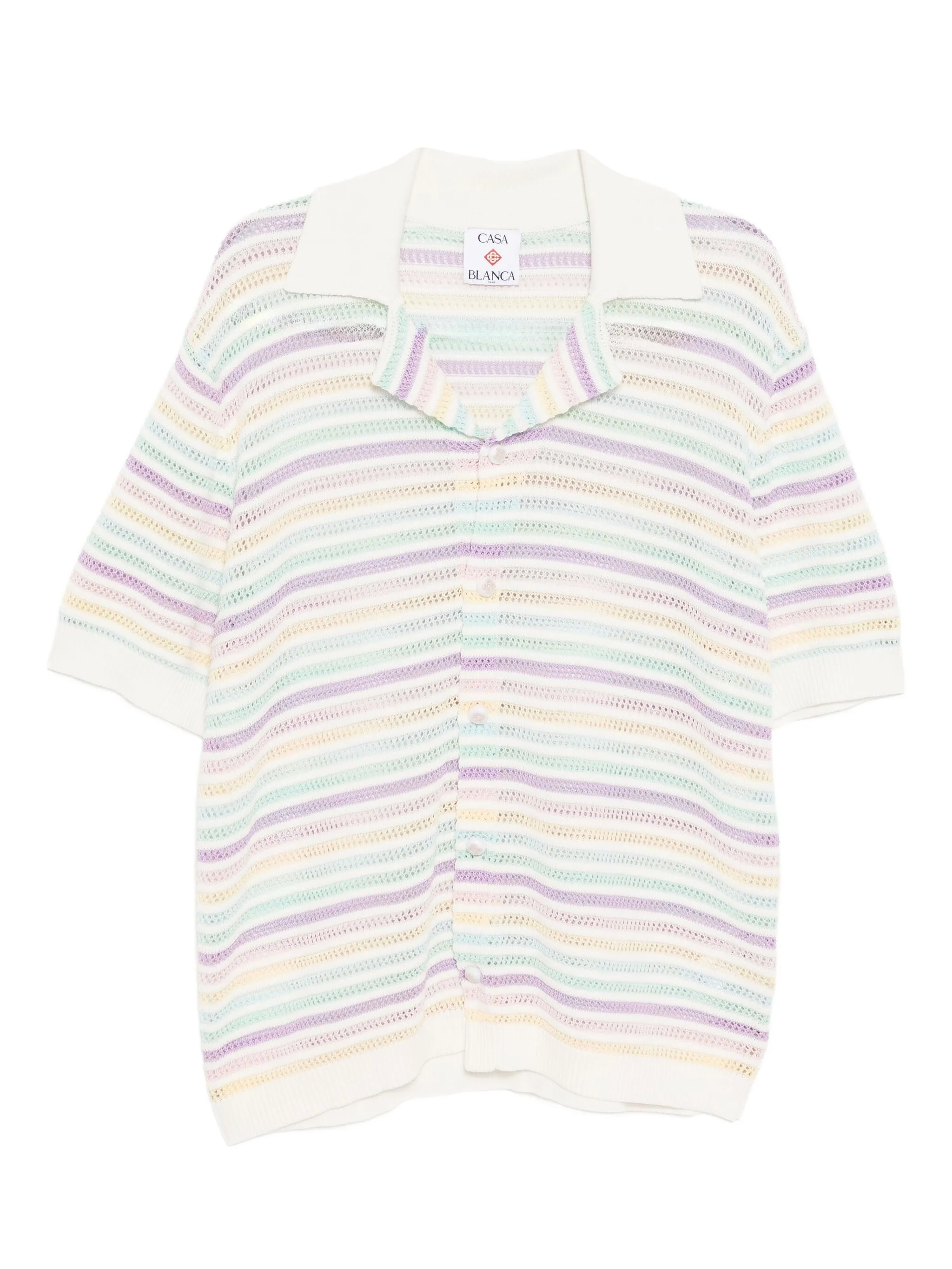 

Рубашка в технике кроше Casablanca, белый