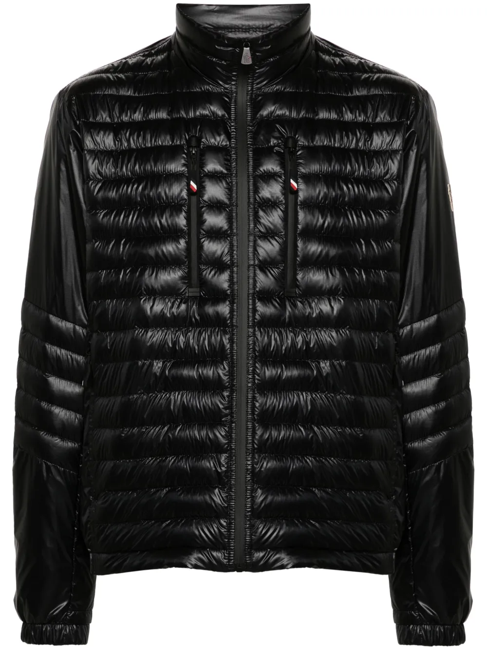 

Глянцевый пуховик Moncler Grenoble, черный