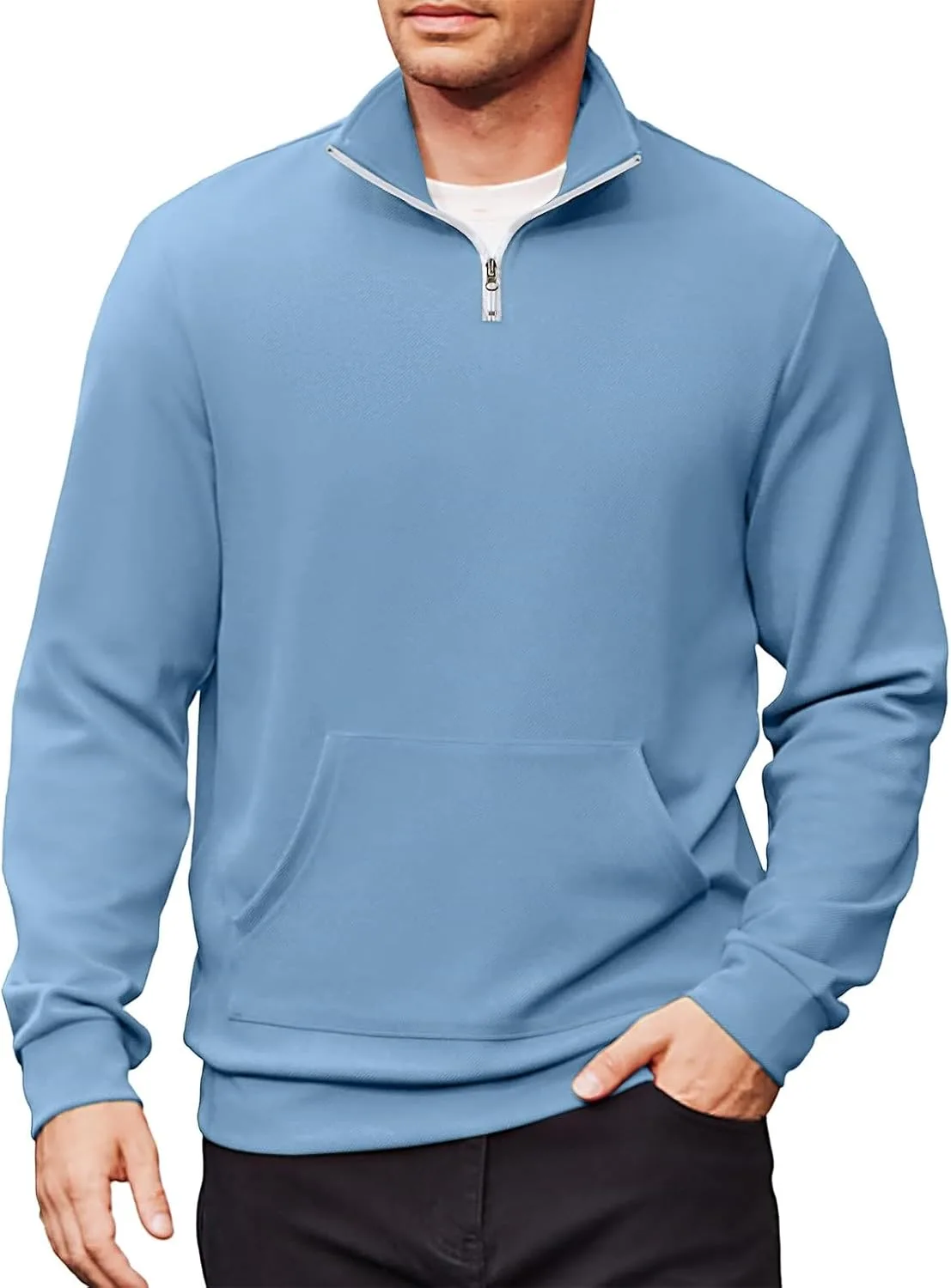 

Мужская повседневная толстовка RTRDE, с длинным рукавом и карманом, M-3XL