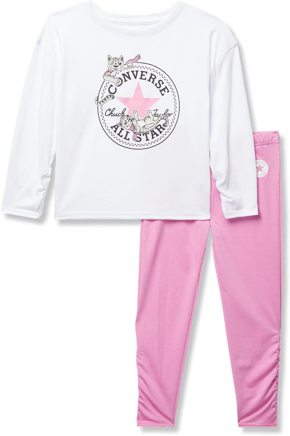 

Детский набор Converse Ruched Leggings Set, цвет Magic Flamingo