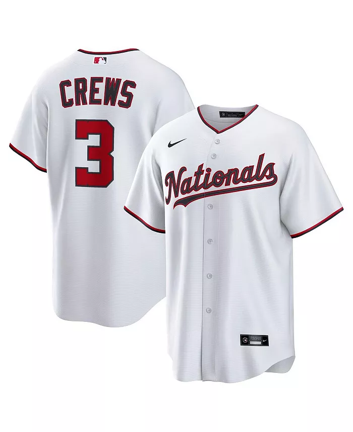 

Мужская джерси Dylan Crews White Washington Nationals Home 2.0 Replica Nike