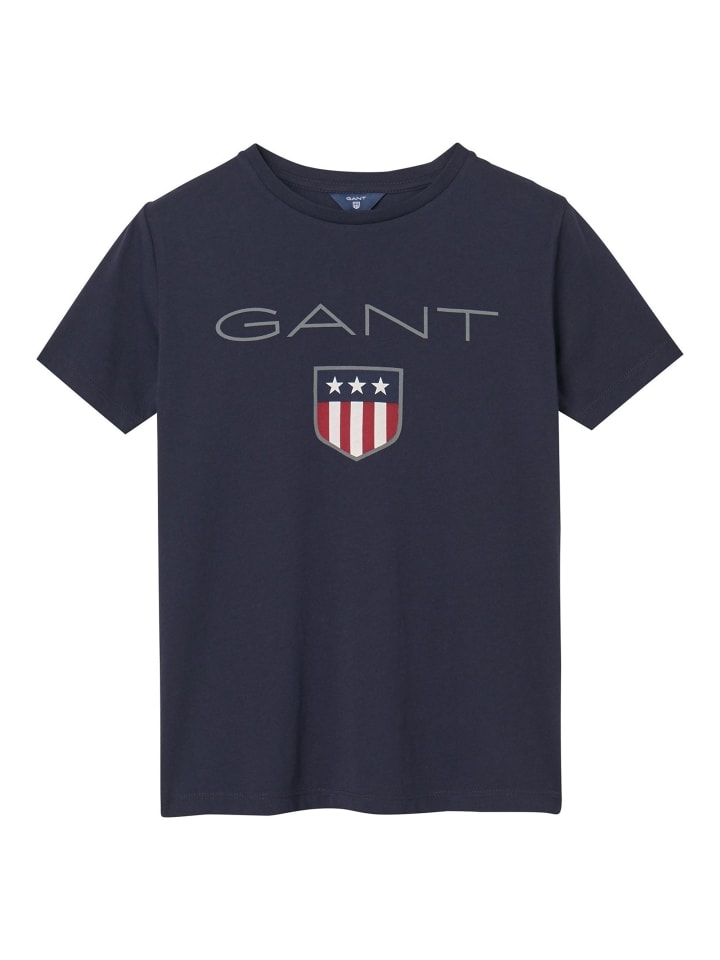 

Футболка Gant, темно-синий