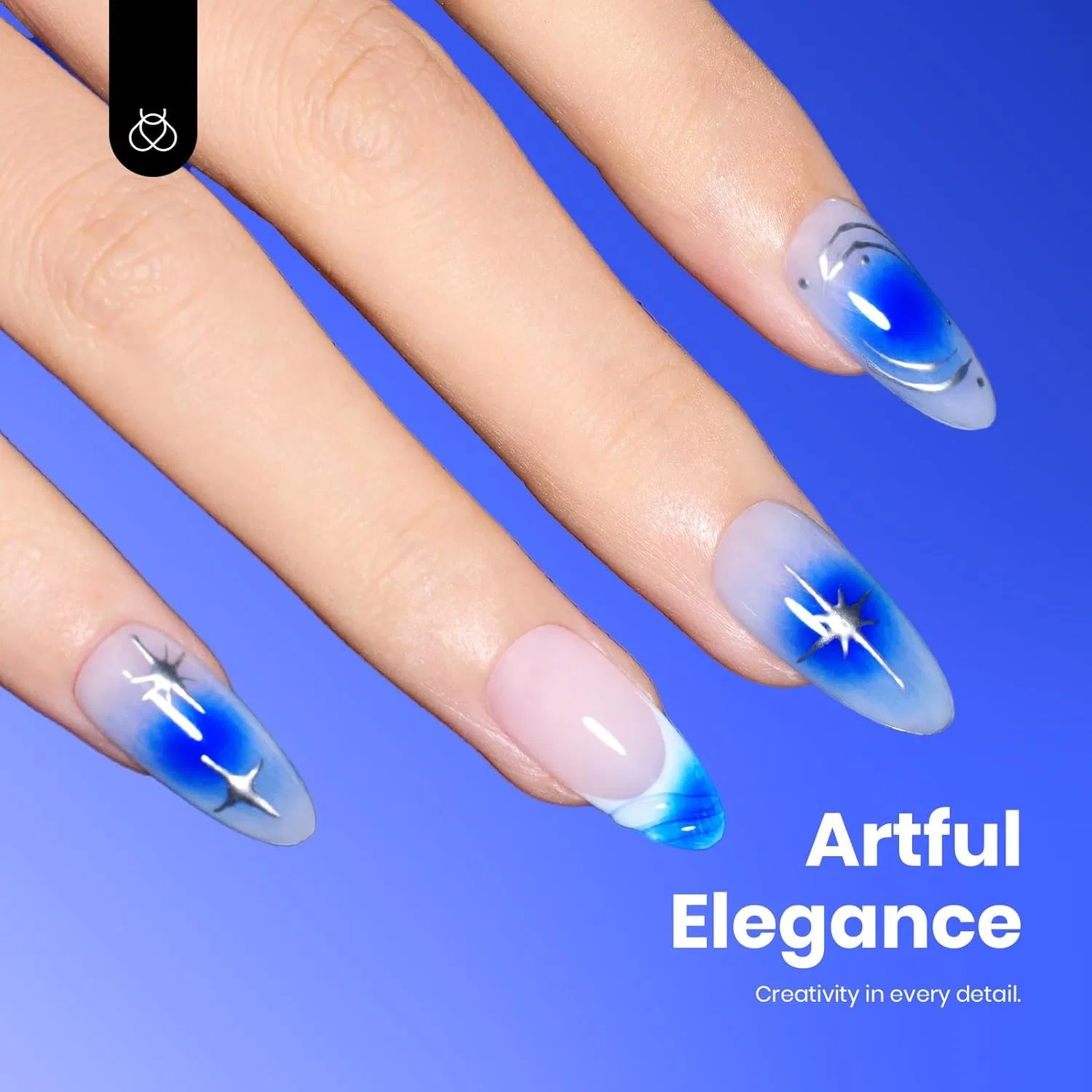 Темно-синий гель-лак Beetles, 15 мл Beetles Gel Polish, 15Ml Eternal Blue — фото 4