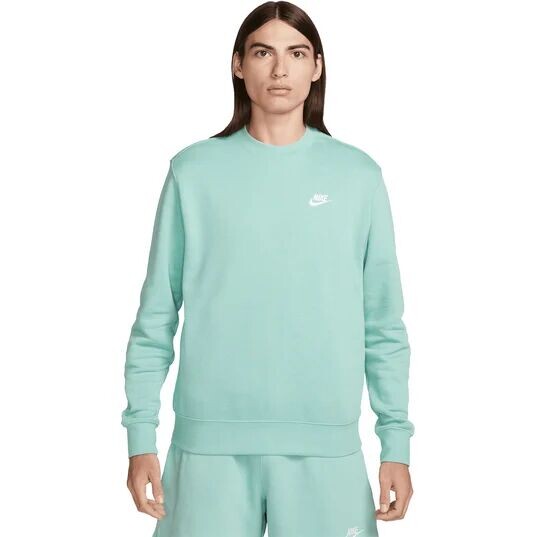 

Толстовка Nike Club Crew, цвет Mineral/Weiß