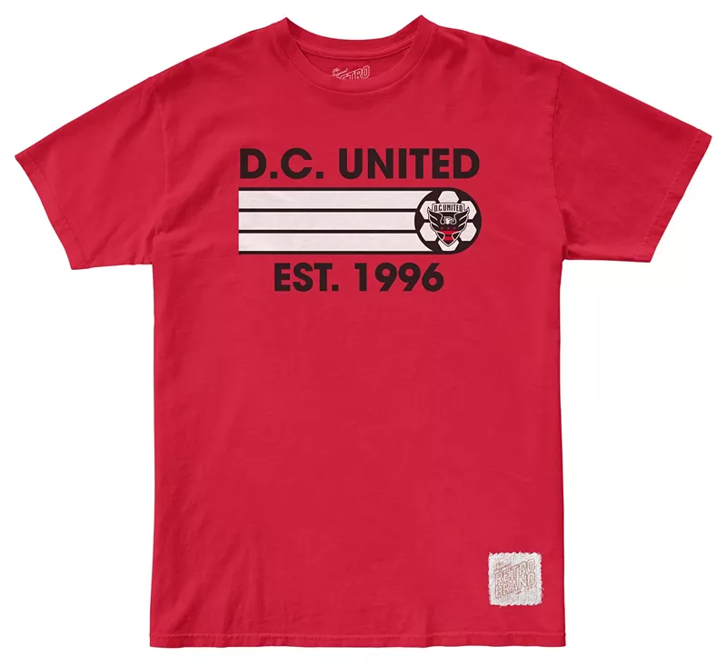 

Молодежная футболка в стиле ретро DC United True Red Retro Brand