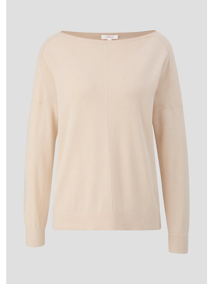 

s.Oliver Вязаный свитер цвета 8100_бежевый