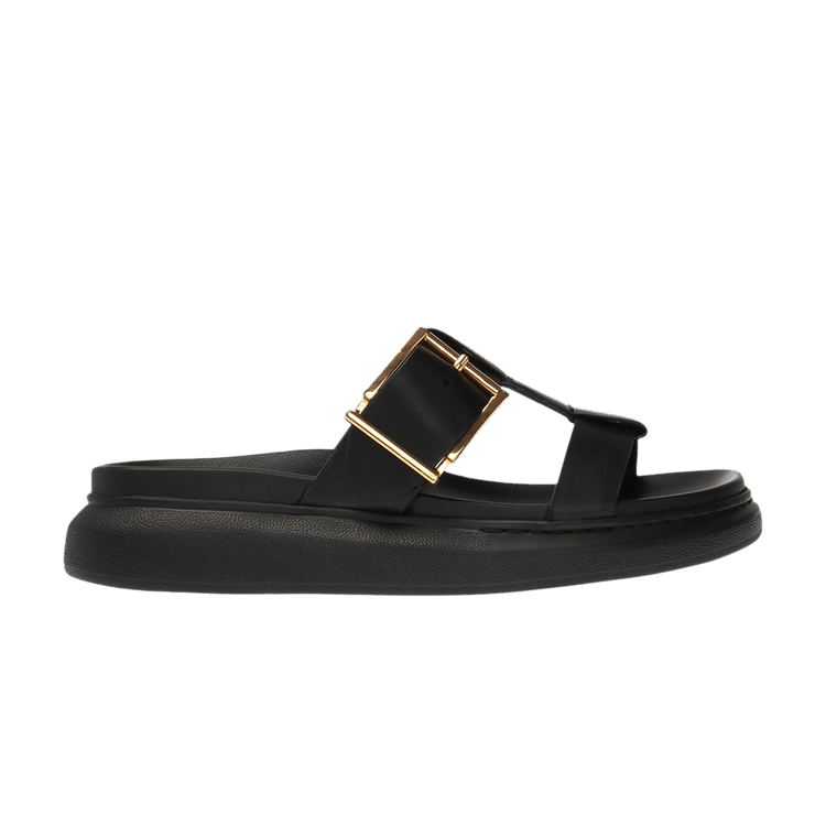 

Шлепанцы Alexander McQueen Hybrid Slide 'Black Gold', черный