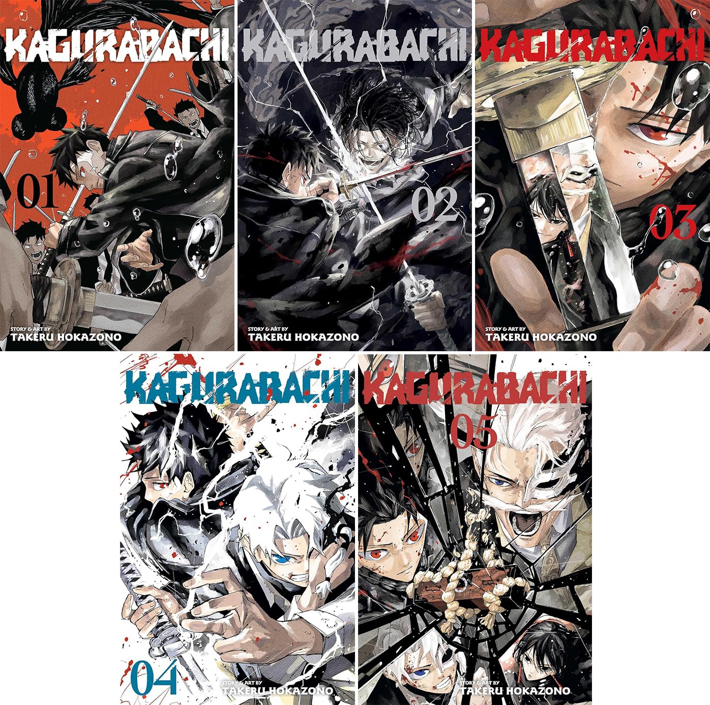 

Kagurabachi Manga Series Vol. 1-5 Collection Set by Takeru Hokazono (Generic)