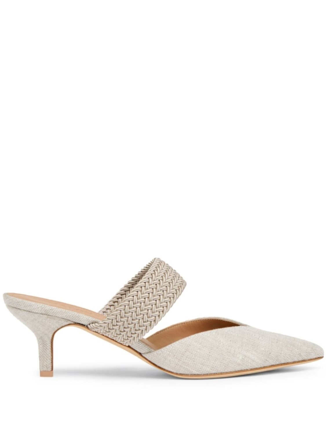 

Туфли Maisie 45 мм Malone Souliers, нейтральный цвет