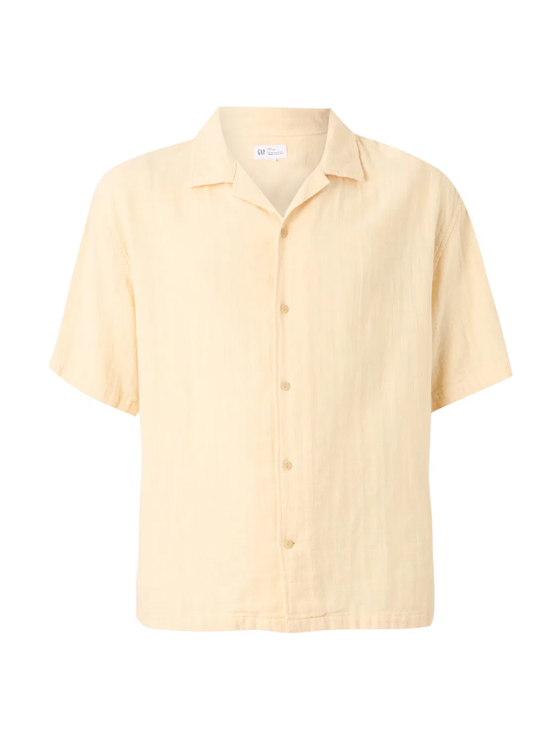 Рубашка Gap Comfort fit на пуговицах из замши
