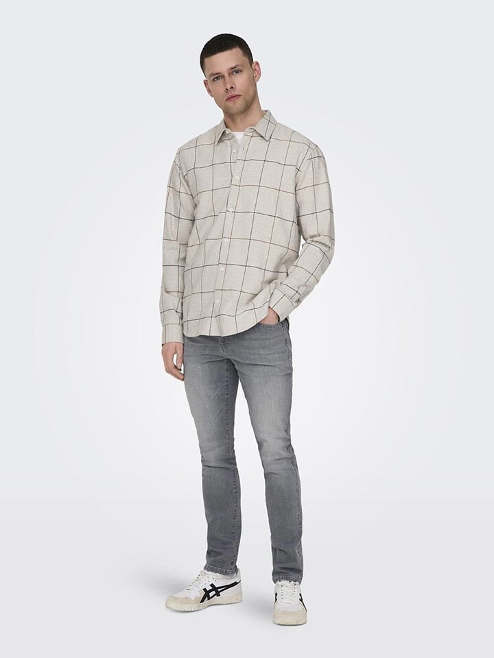 

Джинсы ONLY & SONS Slim fit, серый