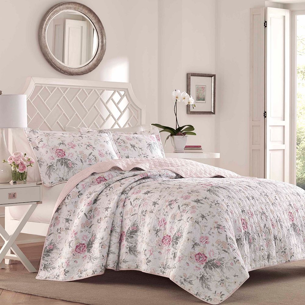 

Комплект одеял Laura Ashley Breezy с цветочным принтом, розовый