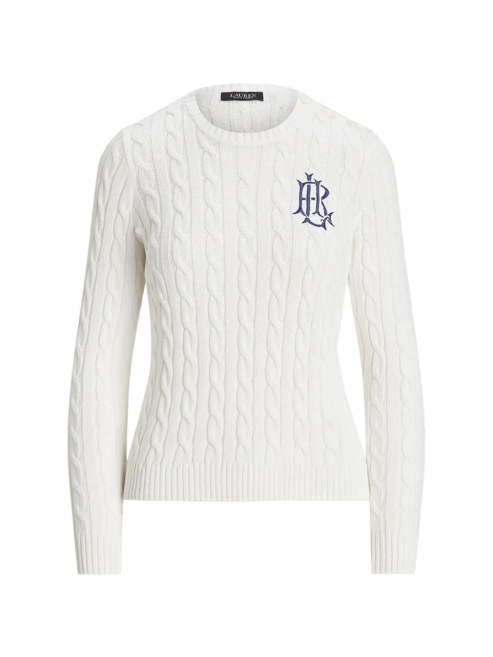 Свитер крупной вязки Polo Ralph Lauren, белый