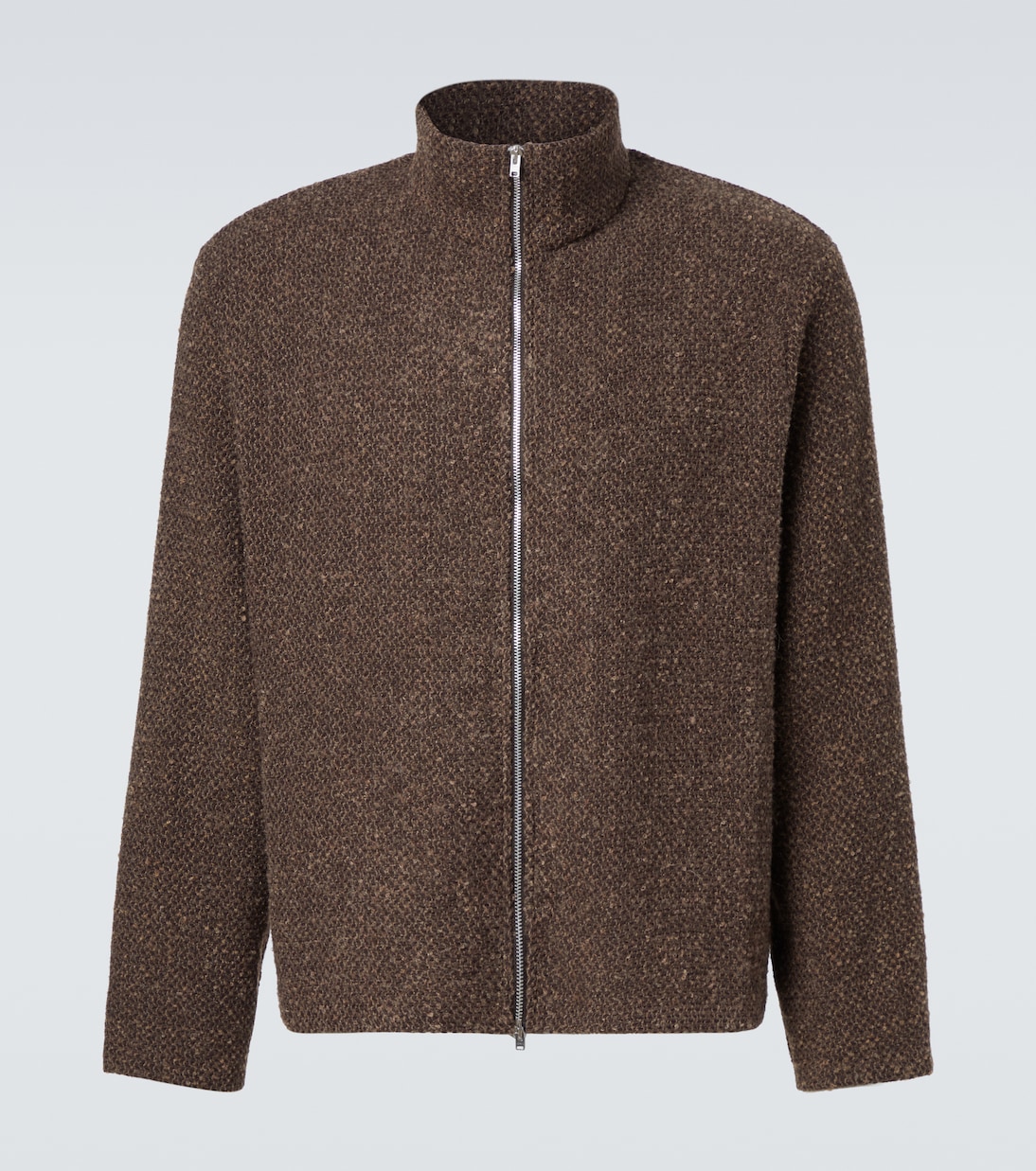 

Усеченная вязаная куртка Our Legacy, Brown Sparse Buckle Weave