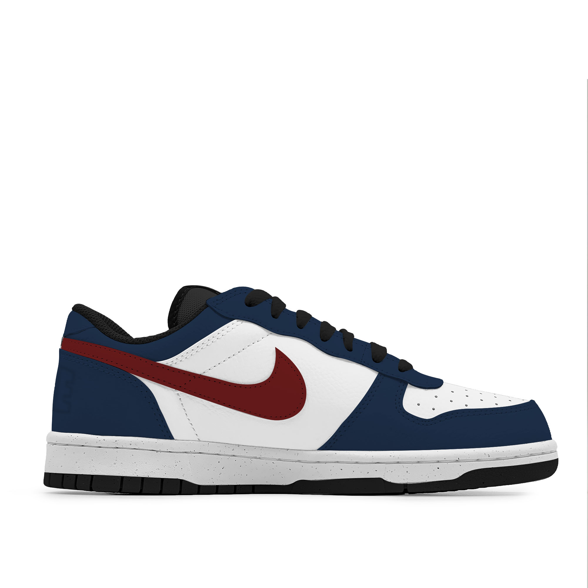 Nike Кроссовки для скейтбординга Big Low Lu с амортизацией, устойчивые к истиранию и скольжению, низкие, унисекс, Blue Red — фото 3