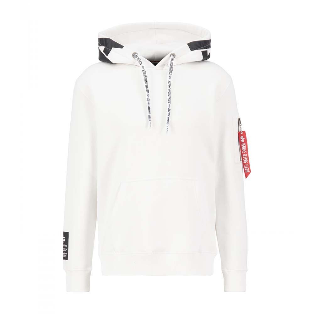 

Худи Alpha Industries Alpha, белый, Серый, Худи Alpha Industries Alpha, белый