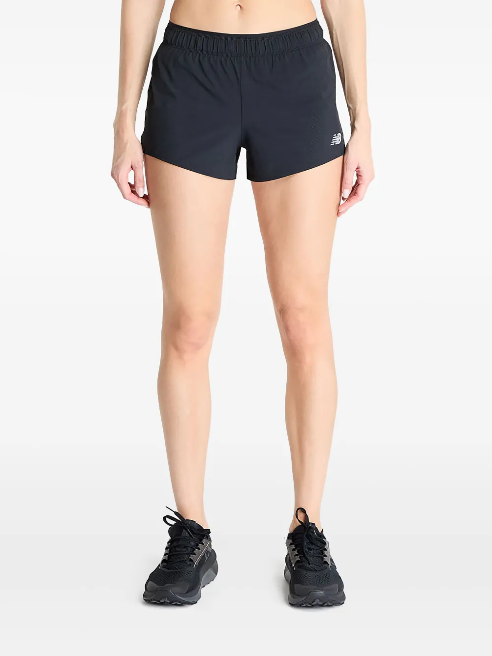 

Шорты RC с эластичным поясом и логотипом NEW BALANCE, черный