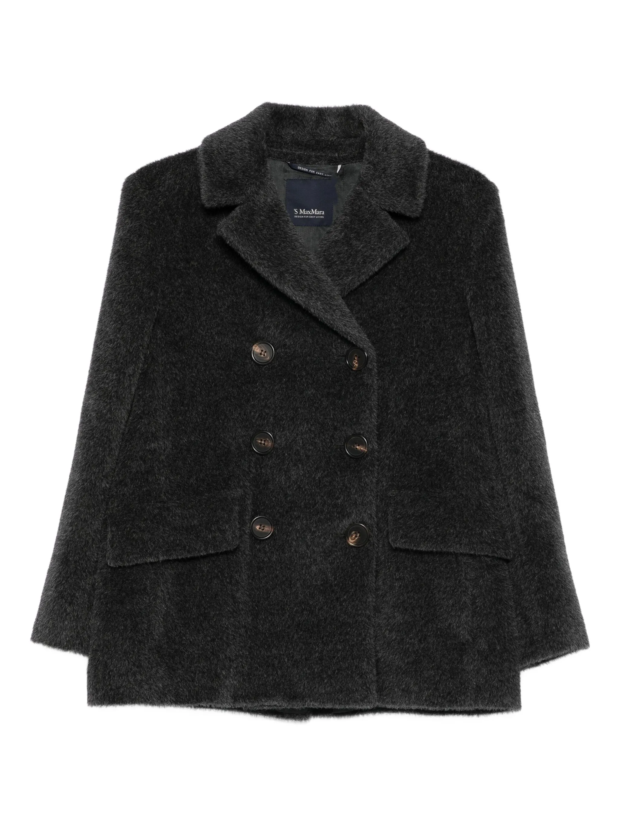 

Двубортный шерстяной пиджак 'S Max Mara, серый