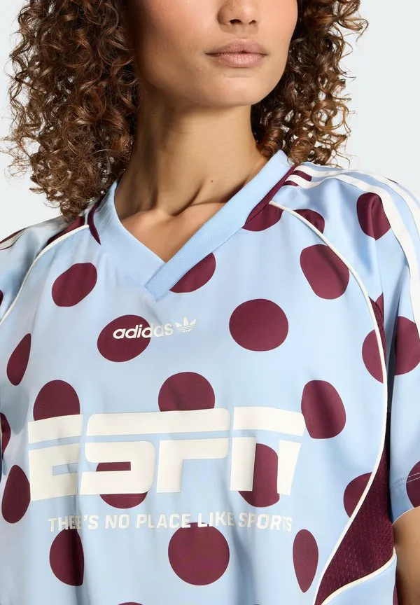 Футболка в горошек Adidas Originals, Clear Sky — фото 3
