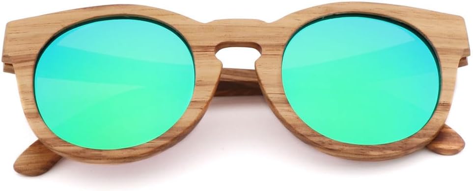 

Деревянные поляризованные солнцезащитные очки для мужчин с защитой UV400, женские солнцезащитные очки для путешествий и верховой езды, модные женские очки UJNHGQ, Green