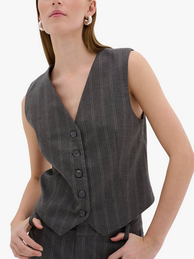 

Жилет в полоску от тито MY ESSENTIAL WARDROBE, цвет Grey/Multi