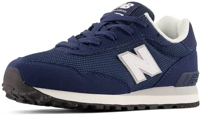 Кроссовки New Balance Kids 515 V1 на шнуровке, темно-синий/белый — фото 3