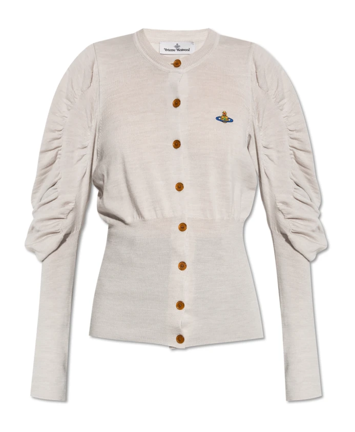 

Шерстяной кардиган Vivienne Westwood, бежевый