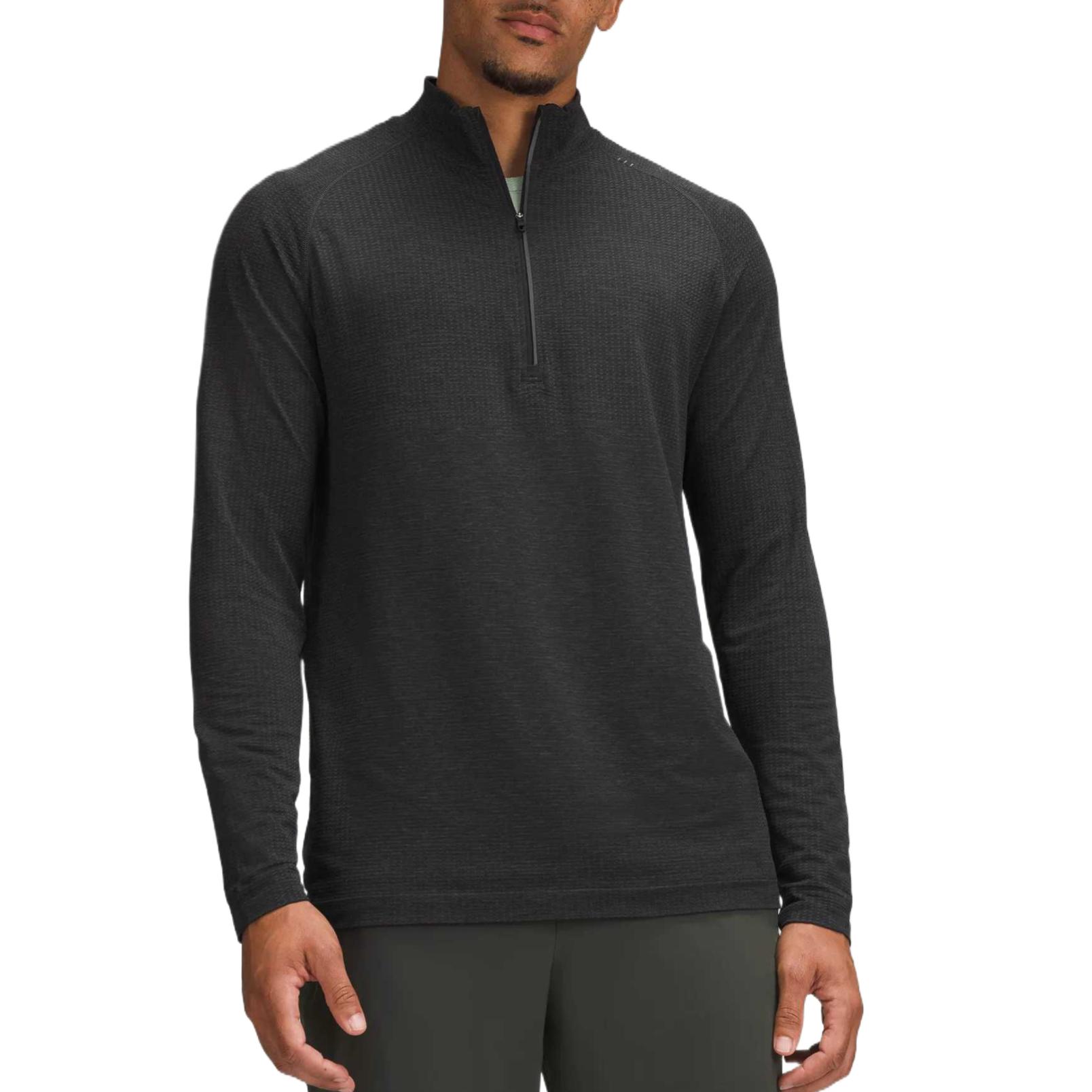 

Джемперная одежда с полумолнией Metal Vent Tech для мужчин Lululemon, Ink Gray/Black/Graphite Grey/Black