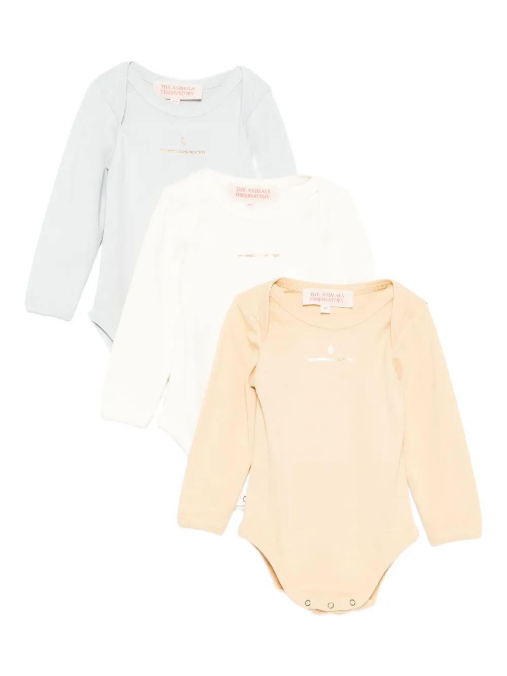 

Комплект из трех боди The Animals Observatory, синий