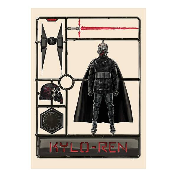 

Фреска Komar Star Wars Toy Kylo, разноцветный