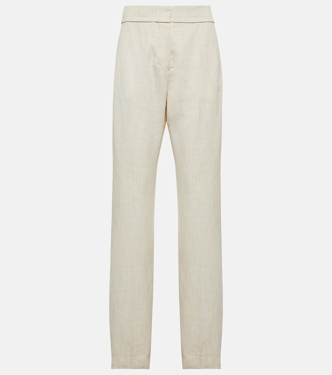 

Зауженные брюки Le Pantalon Tibau с высокой посадкой JACQUEMUS, белый