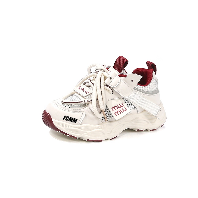 

Противоскользящая и дышащая повседневная обувь для детей FCMM, красный