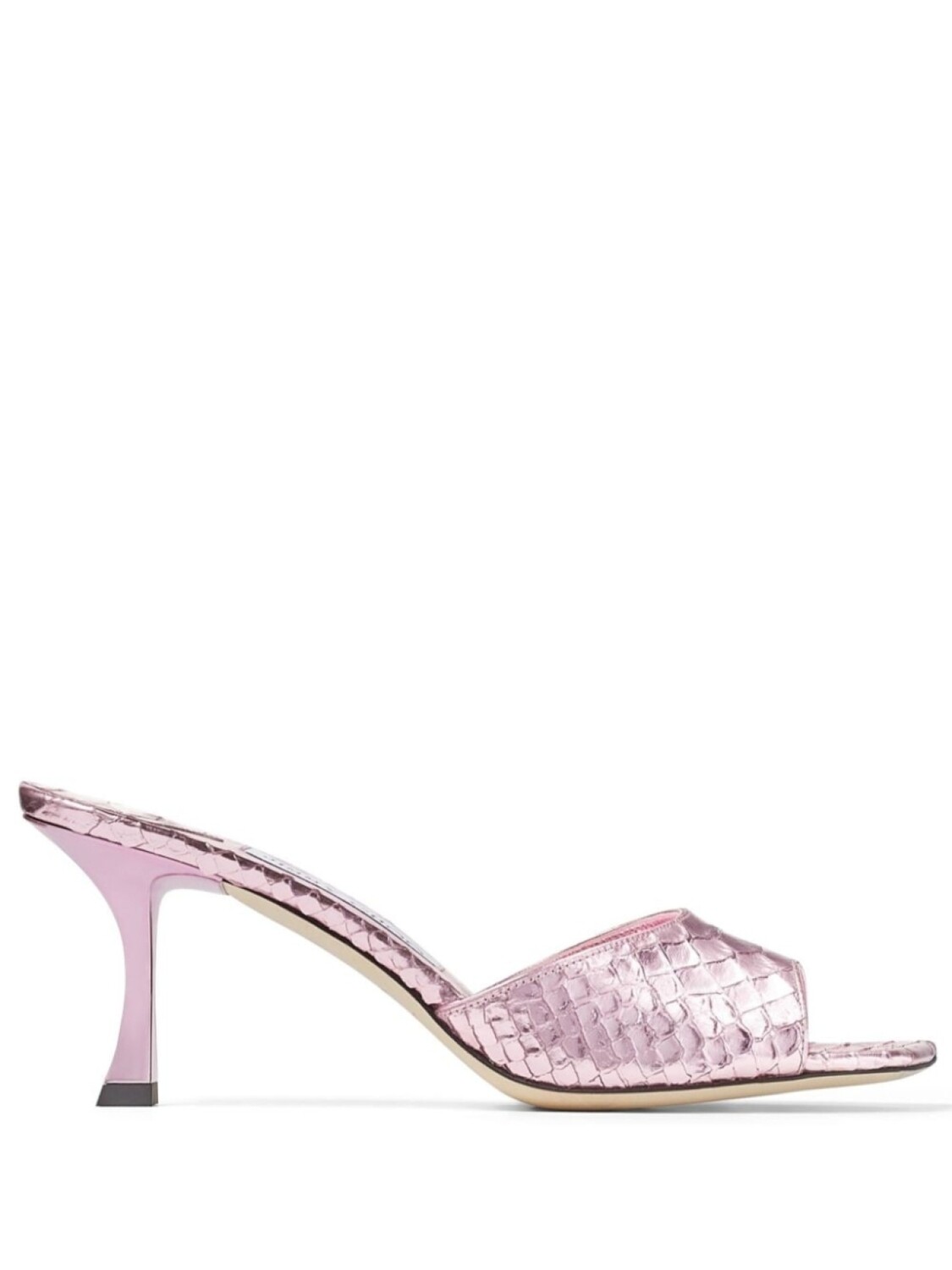 

Jimmy Choo мюли Val 70 с тиснением под змеиную кожу, розовый